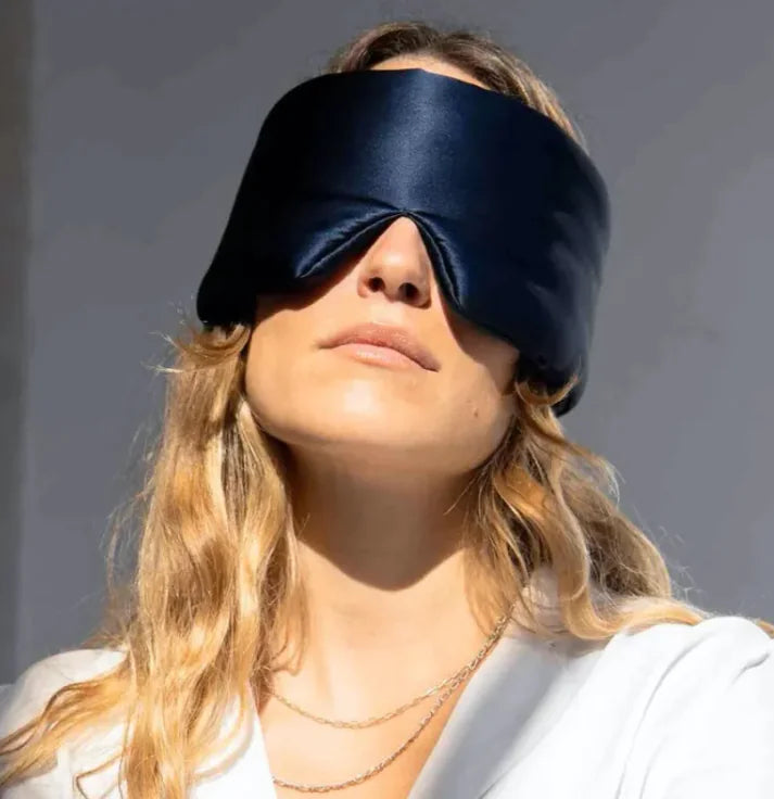 Silk-Feel Cooling Sleep Eye Mask