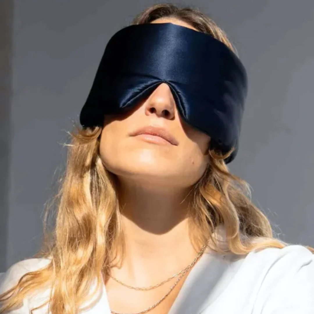 Silk-Feel Cooling Sleep Eye Mask