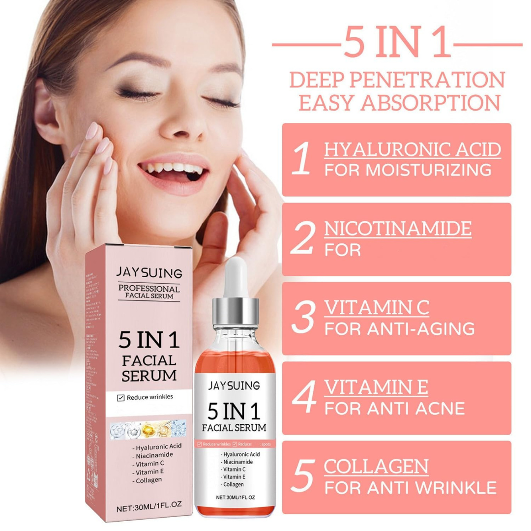 Anti-wrinkle 5-in-1 Facial Serum