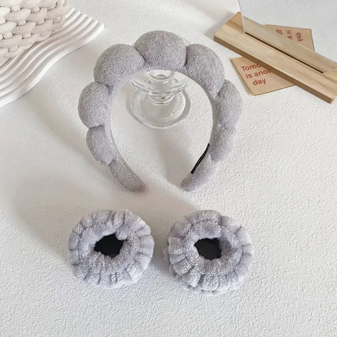 Sponge Headband with Wrist Strap