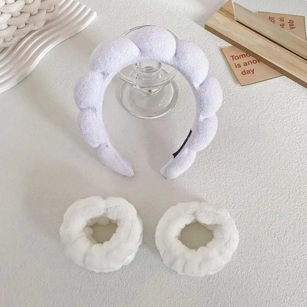 Sponge Headband with Wrist Strap