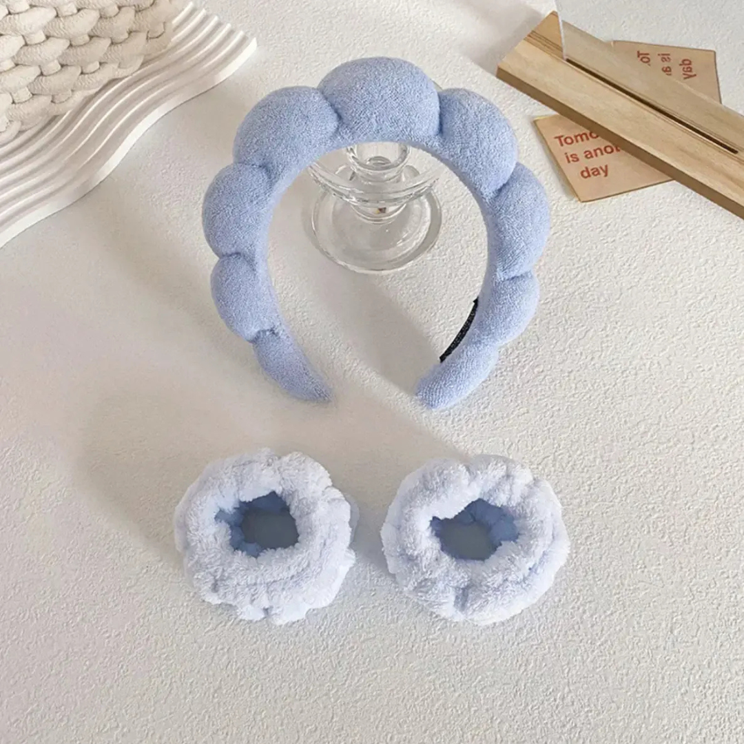 Sponge Headband with Wrist Strap