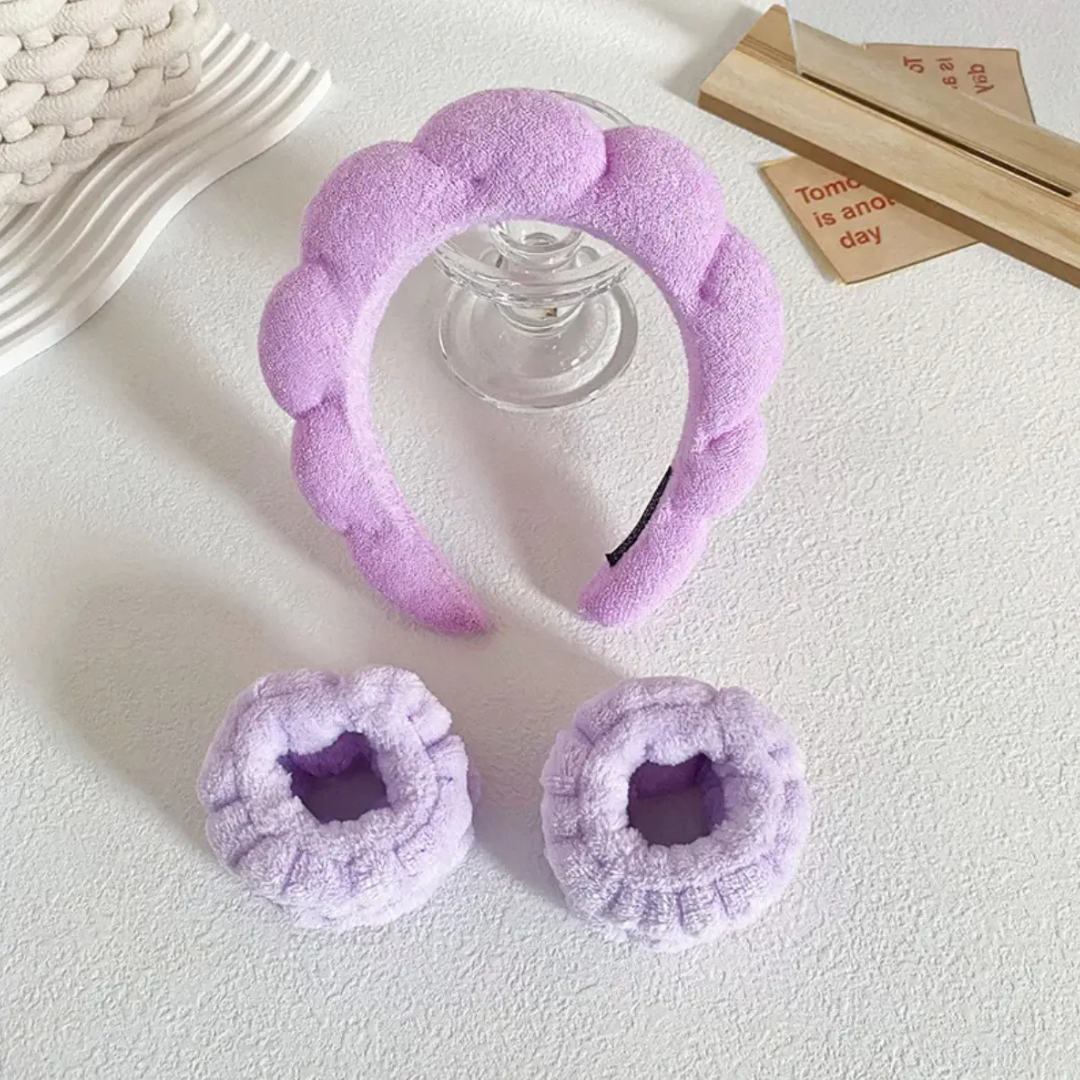 Sponge Headband with Wrist Strap